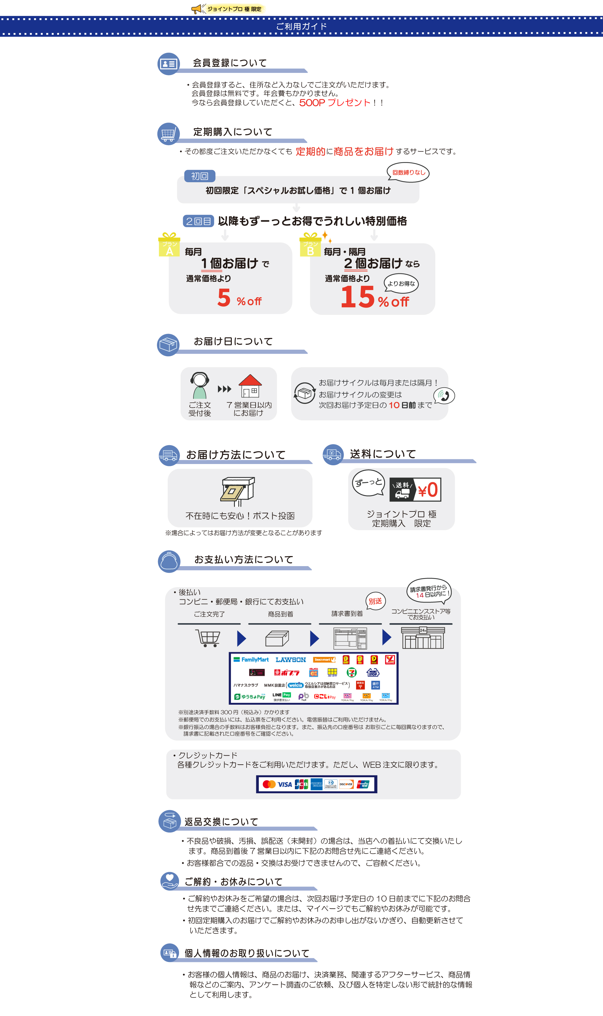 ジョイントプロご利用ガイド