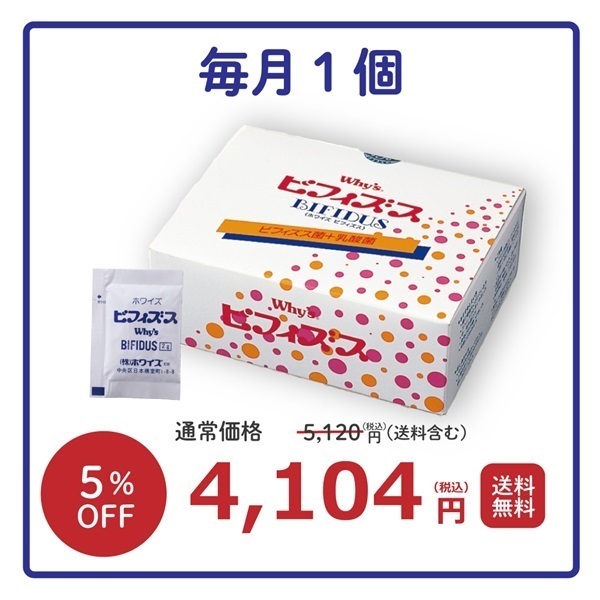 【毎月】ビフィズス