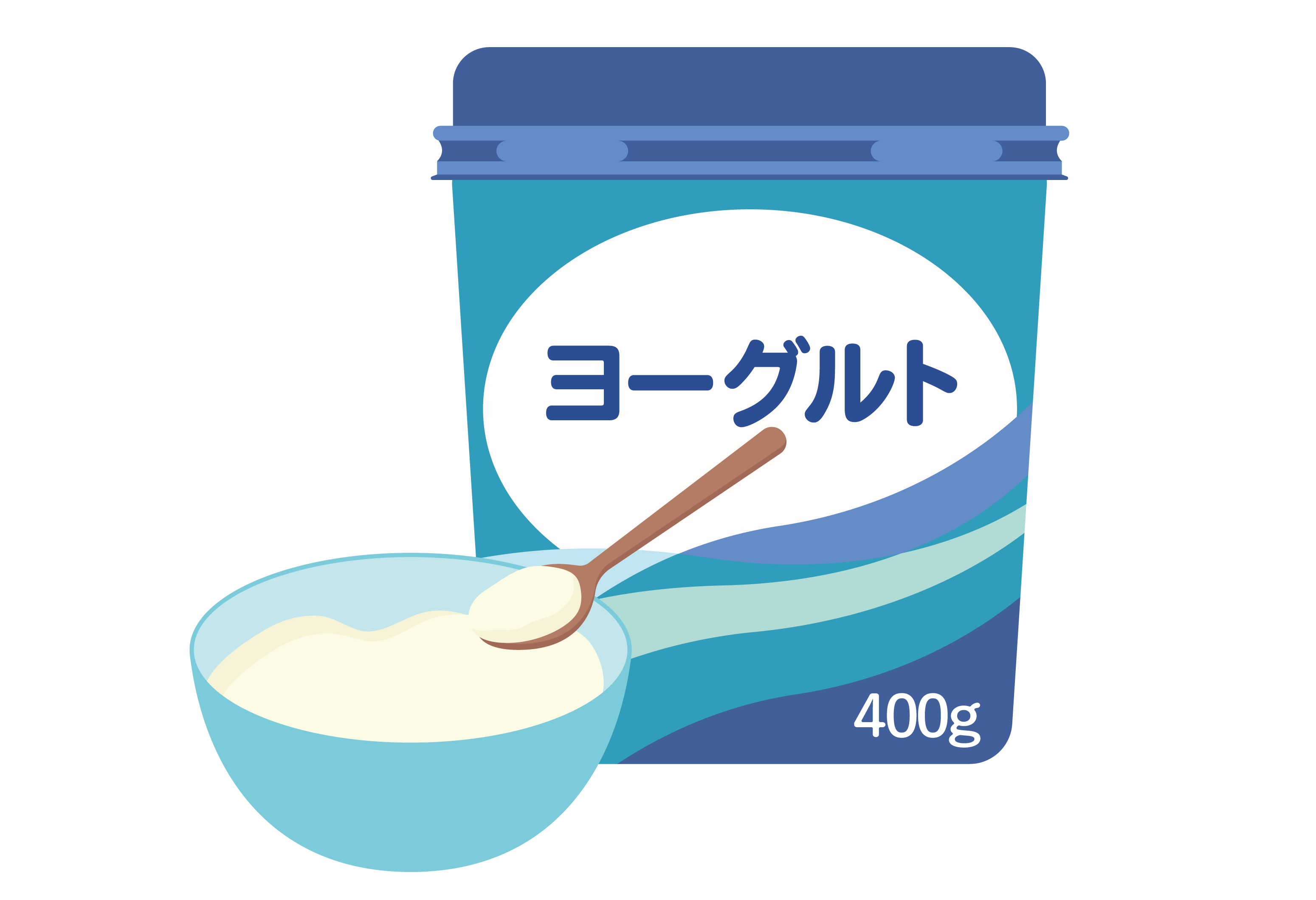 ヨーグルト風味のイラスト